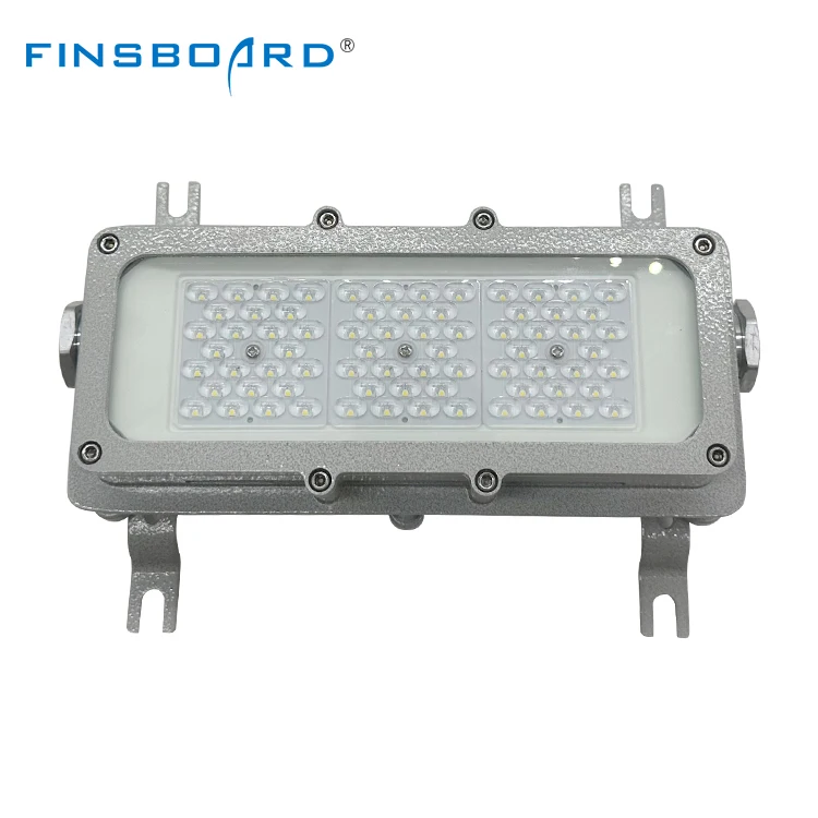New Subway Tunnel Lighting Tempered Glass Aluminum Ip65 Waterproof Explosion Proof Flood Light 50w Explosion-Proof Lights