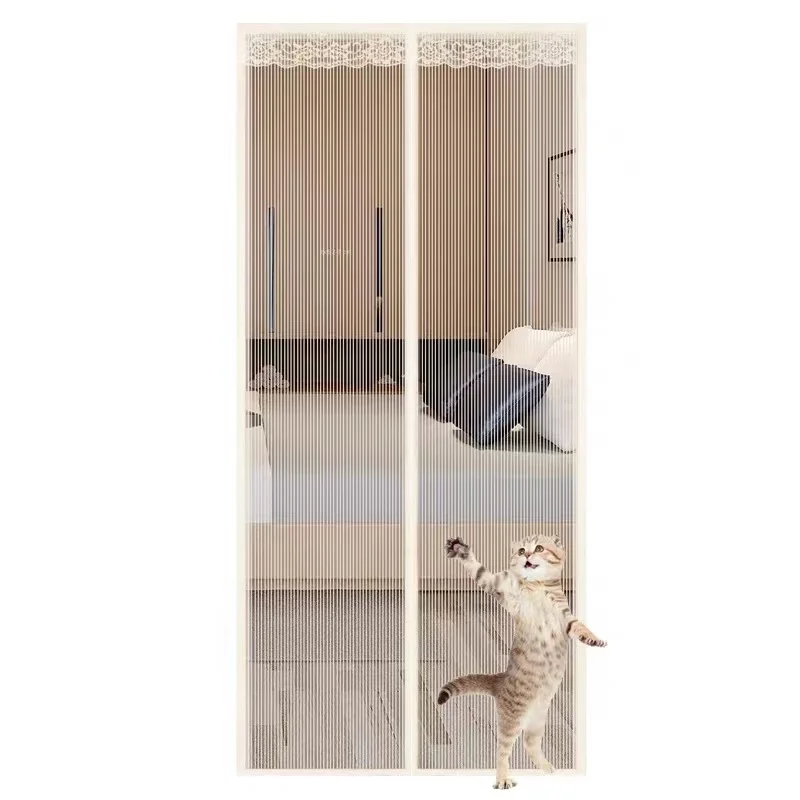 Бесплатный образец усовершенствованной сетки 220*150 см, магнитная полоса из стекловолокна и полиэстера с защитой от насекомых