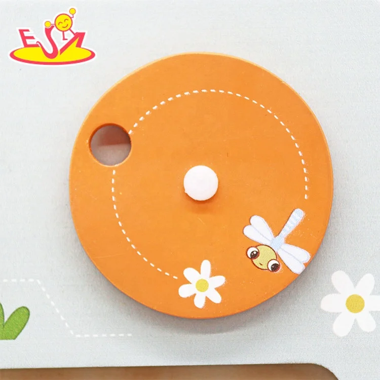 Early Learning Number Maze Board Game Wooden Calculation Math Toy For Kids W11H108