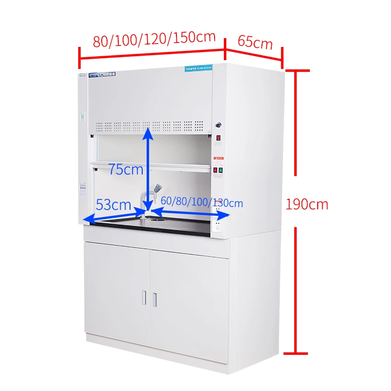 Factory Directly Supply Industrial, Clean Air Chemistry Conventional Fume Hood Laberatory/