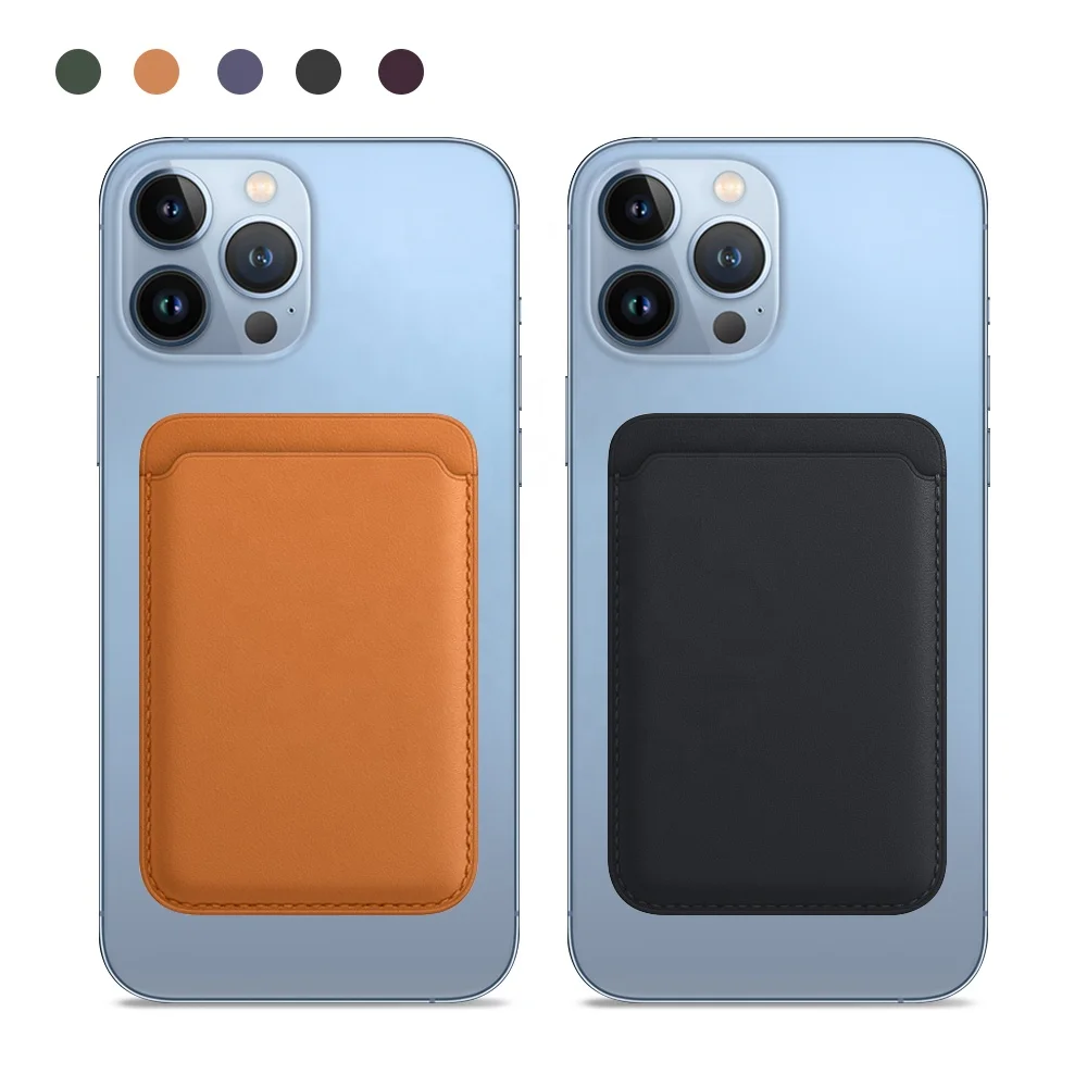 Detachable PU Leather rfid Wallet Mag Safes Phone Case Card Holder Custom Magnetic Magsaf Wallet for iPhone 12 13 14 Pro Max