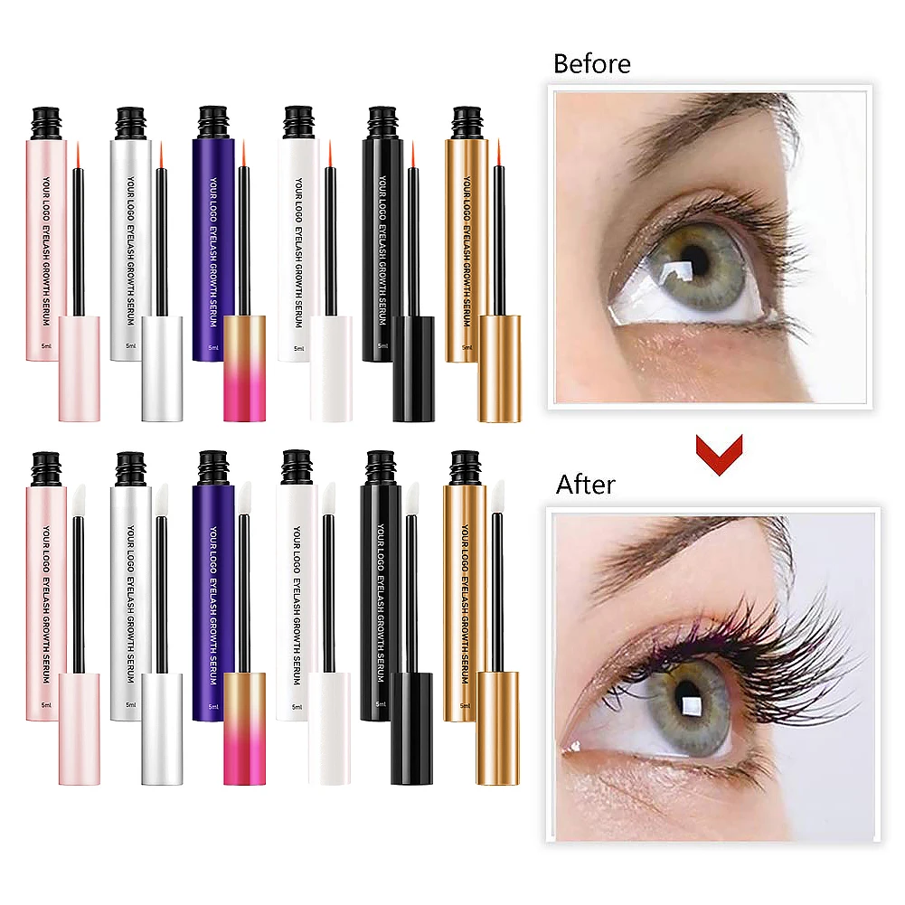 wholesale growth eyelashes serum private label eyelash enhancement For Thicker and Longer Eyelashes