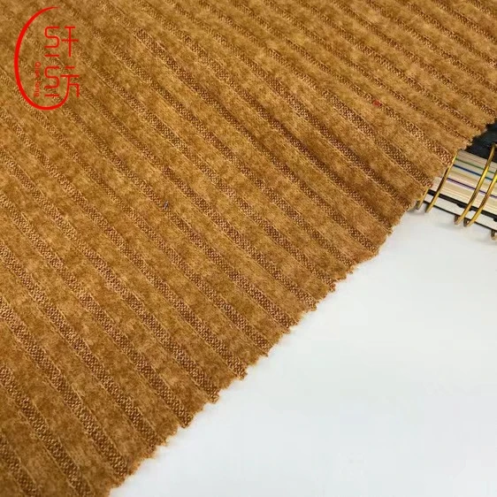 Qianfang Textile 95%Polyester 5%Spandex Hacci Rib Knit Fabric