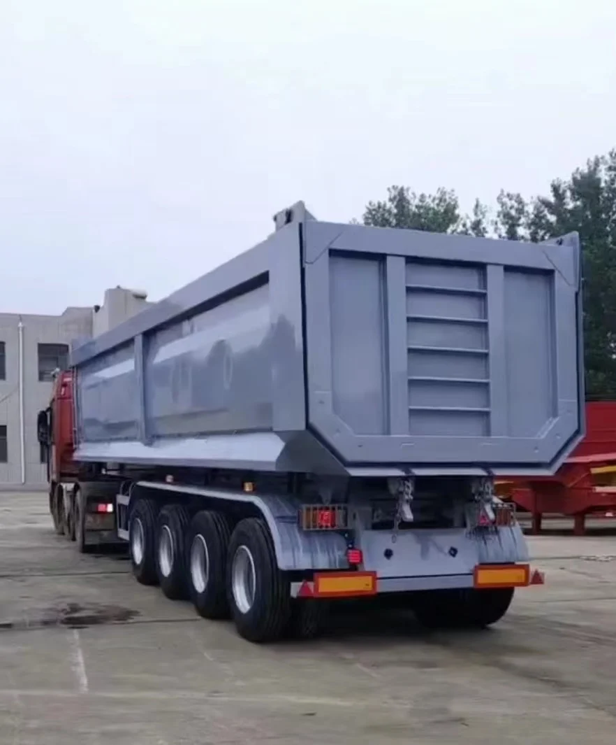 Dump Semi Truck Trailer Manufacturers best-selling and dump transport semi trailer semi-trailer made in China