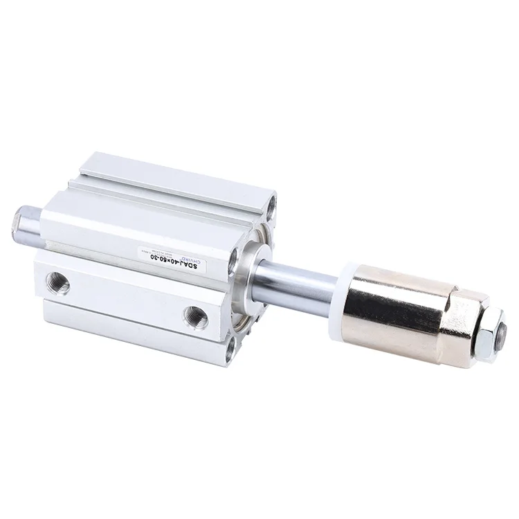 Airtac type  Ultra-thin Cylinder With Guide Rod  TACQ12/16/20/25-5S/10S/15S Three Rod Air Cylinders