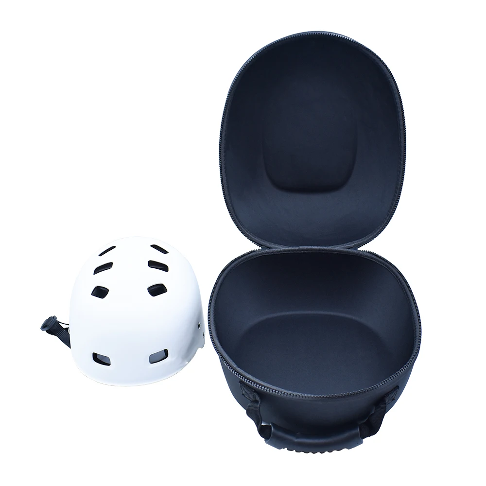 Anti-fall Motorcycle Helmet Bag with Silicone Handle Shockproof Motorbike Helmet Storage Carrying Pouch EVA Hard Helmet Cover