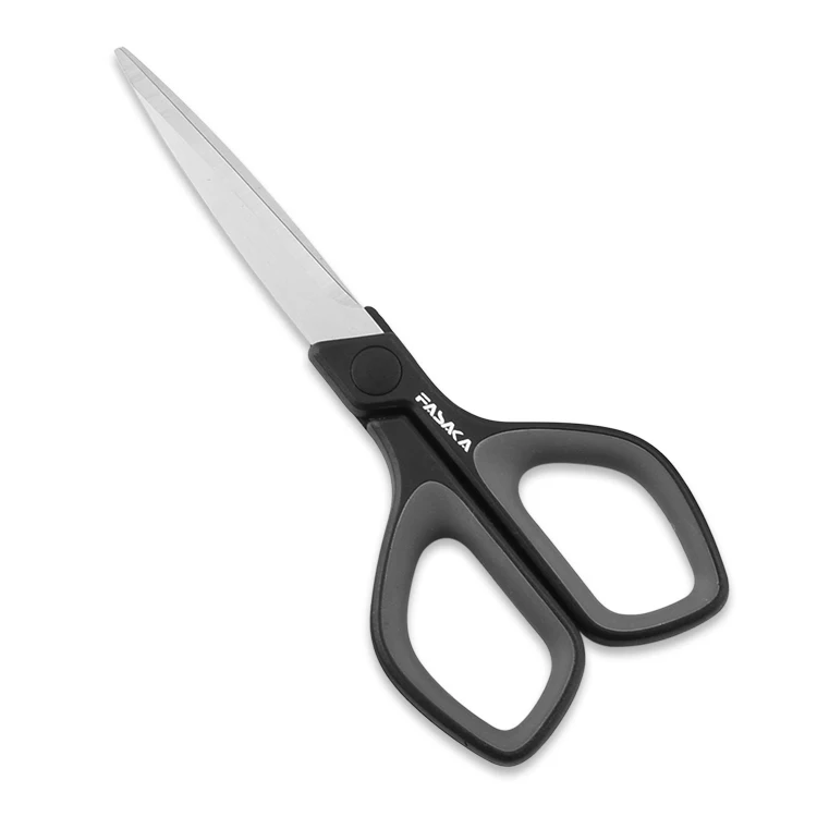 Durable Sharp Cutting 6Inch Tailor Scissors High Quality Stainless Steel Rubber Handle Office Stationery Scissors