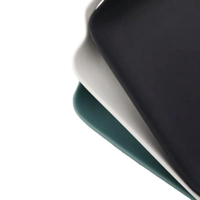 Microwave And Dishwasher Safe Hot Selling Matte Glazed Black Round Ceramic/Porcelain Baking Dishes Roasting Dish With Handle