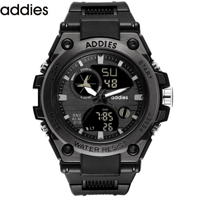  Модные мужские цифровые часы addies