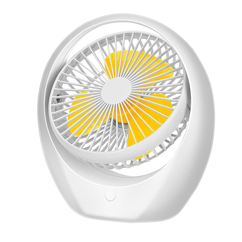 New Summer  Mini Fan USB Rechargeable Water Mist Fan With Lithium Battery Office Home Round Table Pedestal Cooling Fan