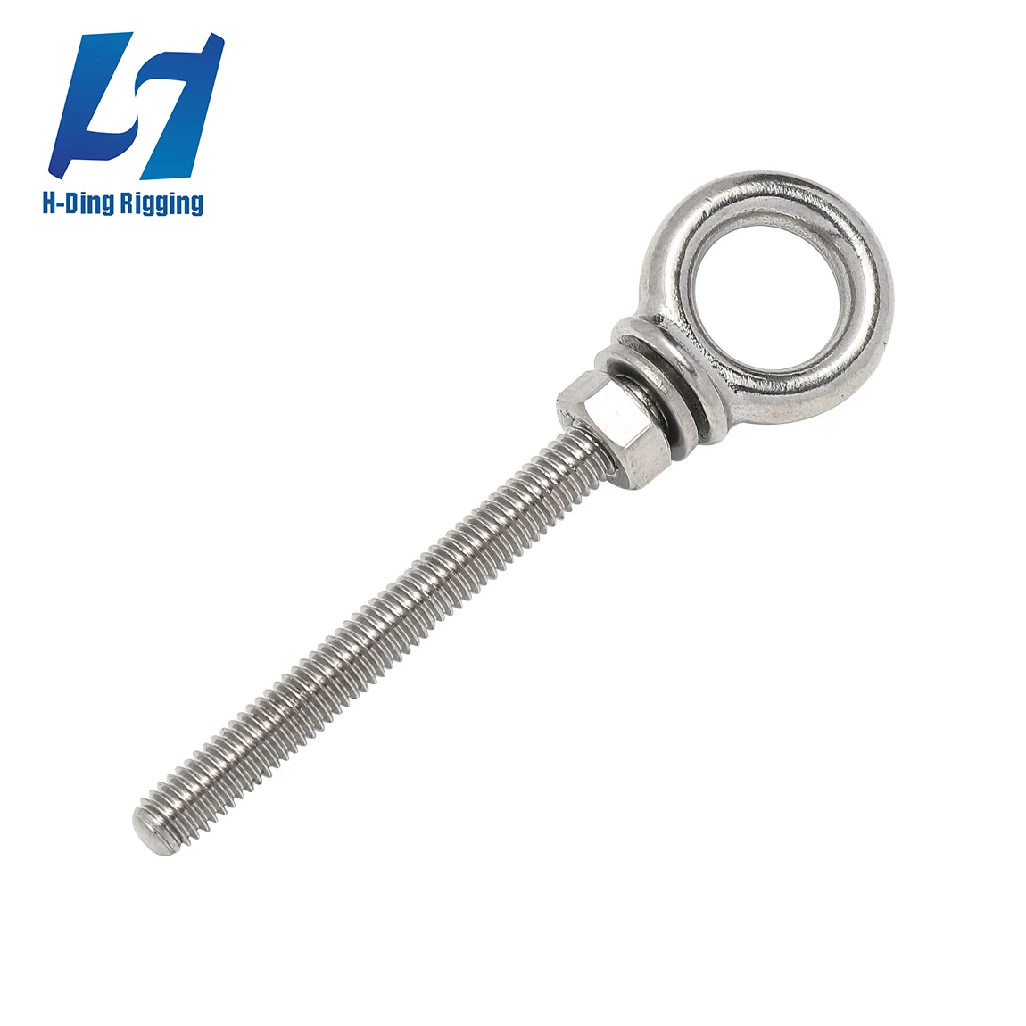 Hot Sales Stainless Steel Sst Jis1169 Long Type Eye Screw Fastener Long Eye Bolt With Washer And Nut