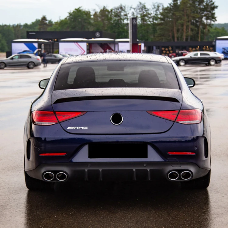 CLS53 AMG style car parts rear bumper diffuser for Mercedes Benz CLS CLASS W257 4-door Coupe C257 2018 2019 2020 2021+