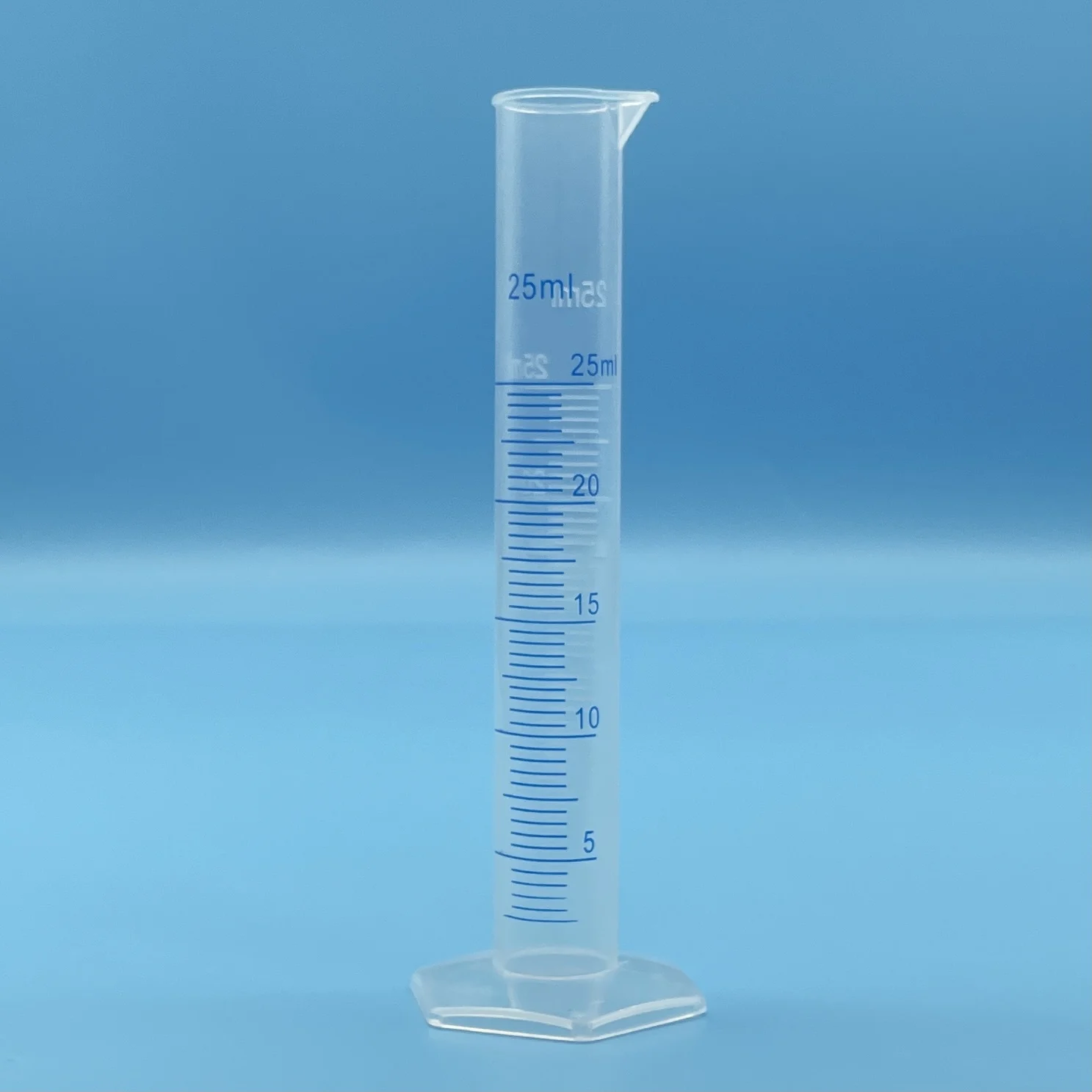Lab Plastic Function of Measuring Cylinder High quality clear plastic measuring cup