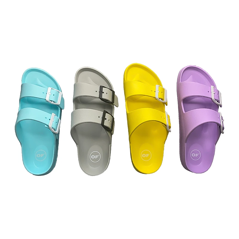 Slipper Wholesale Design Home Birken solid colour Slippers lightweight Women  men sandal