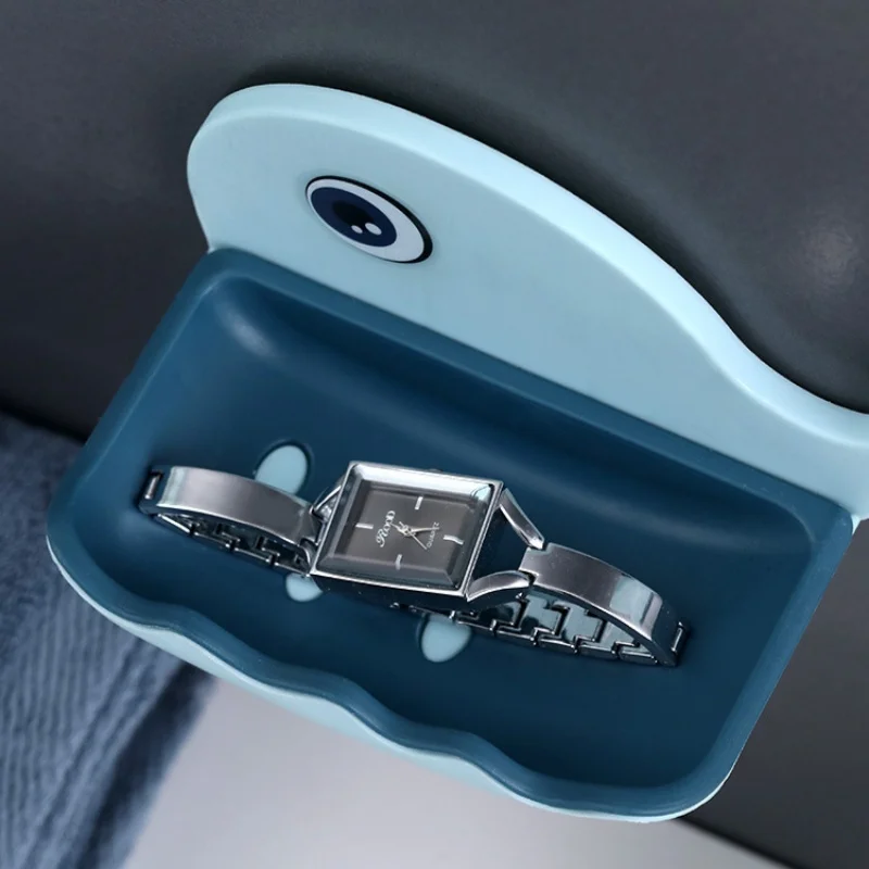 Cute Whale Bathroom Wall Mounted Soap Drain Rack Plastic Soap Holder Box