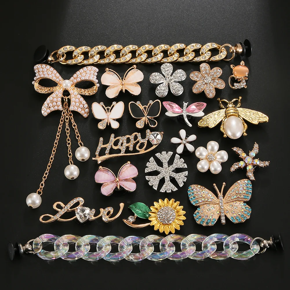 Custom Sneaker Clog Metal Alloy Pvc Designer Decorative Shoe Croc Shoes Charms