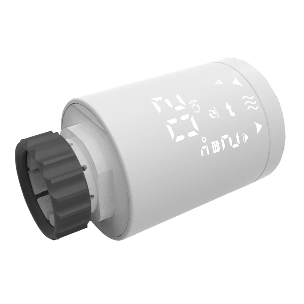 HY368 ZigBee wireless smart TRV programmable radiator heating thermostat