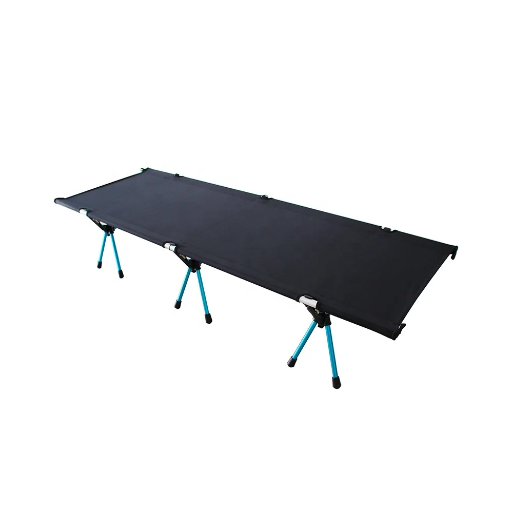 Lightweight Aluminum Folding Outdoor Portable Camping Cot Travel Ultralight Bed For Beach Hiking