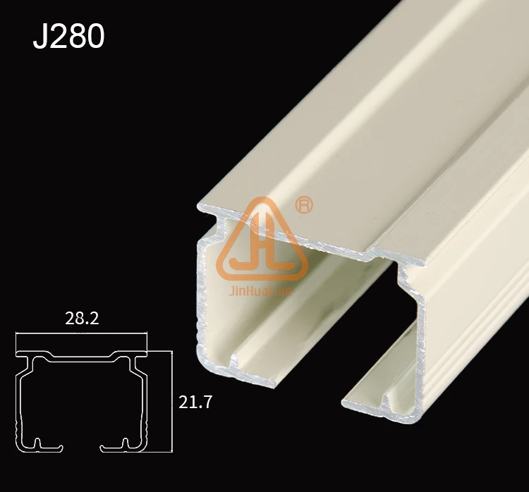American curtain track Adjustable Wall Mounted Extending Curtain Rail Aluminum Home Hotel european style curtain track