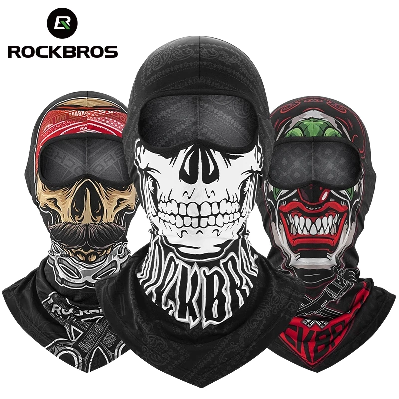 ROCKBROS Высокое качество Полный принт Бандана Балаклава мотоцикл головной