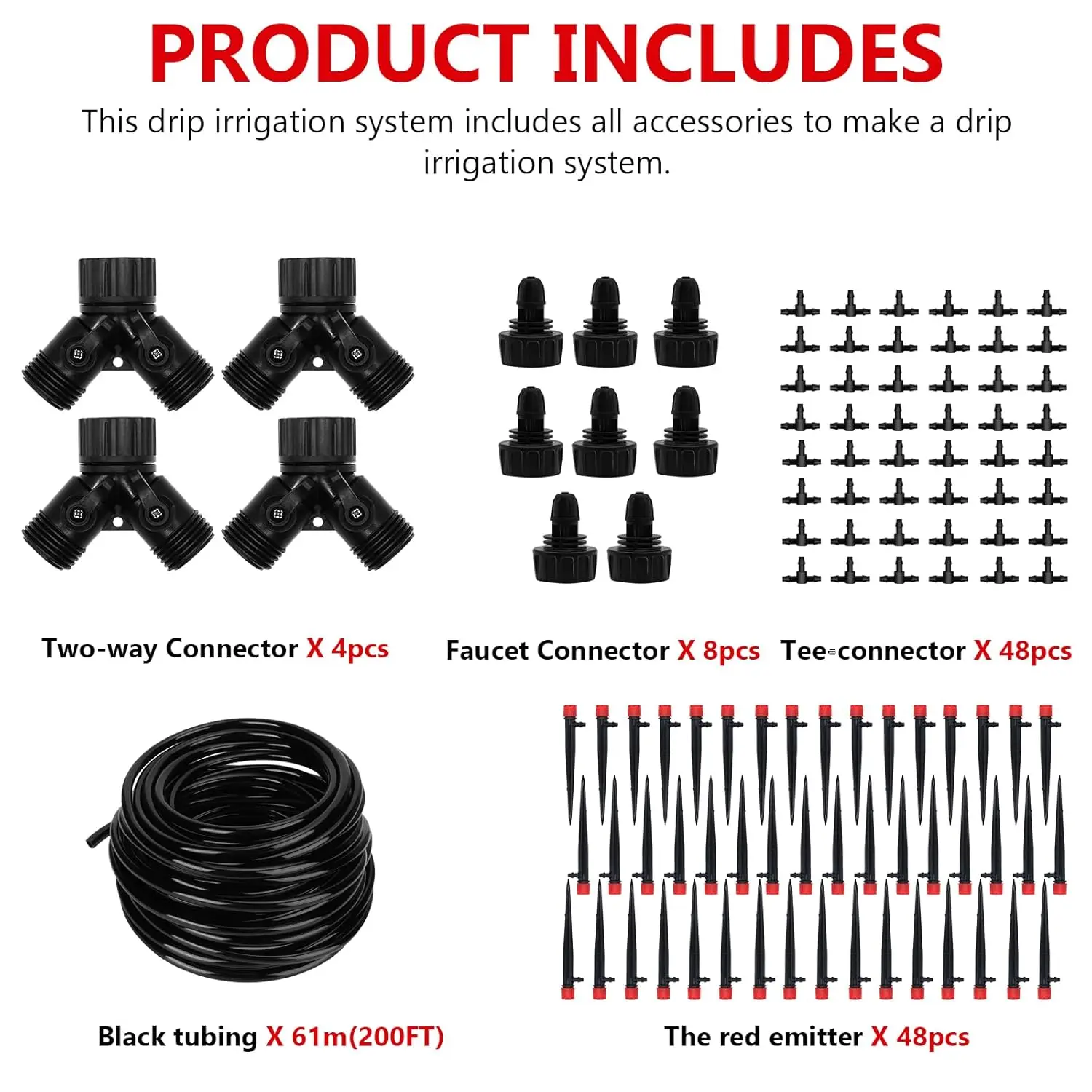 Factory Wholesale High Quality Sprinkler System  Adjustable Drip Irrigation System for Garden