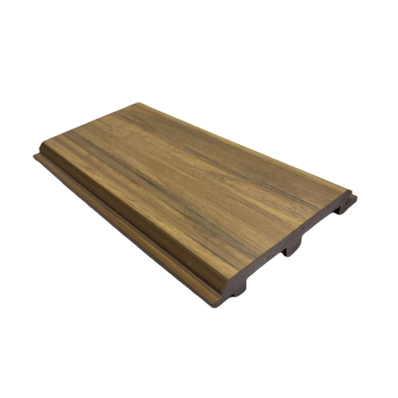 weatherproof 113*16mm outdoor cladding/ WPC wall panel for wall decoration External Eco-friendly ASA Co-extrusion wall panel