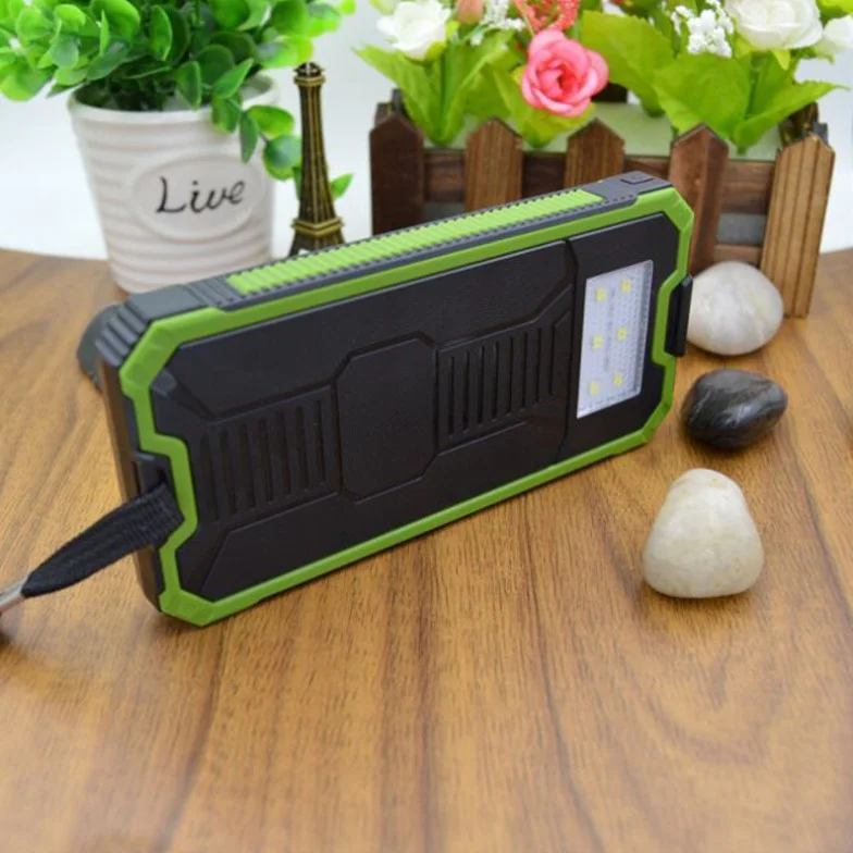 wholesale waterproof solar power bank 10000mah portable power bank  Charging Watch Charger for Iphone Compatible