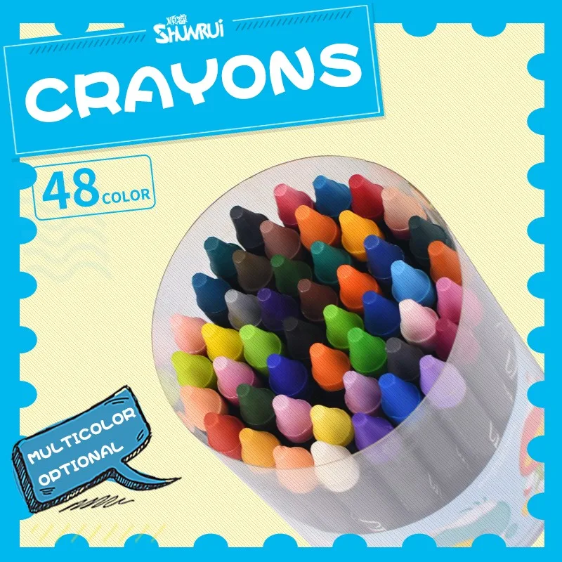 chidren painting set 48 crayon custom color