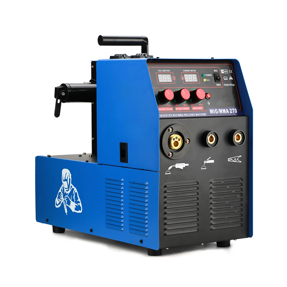 Многофункциональный 220 В 380 двойное напряжение 11.2KVA 270A Электрический igbt инвертор mma tig mig сварочный аппарат