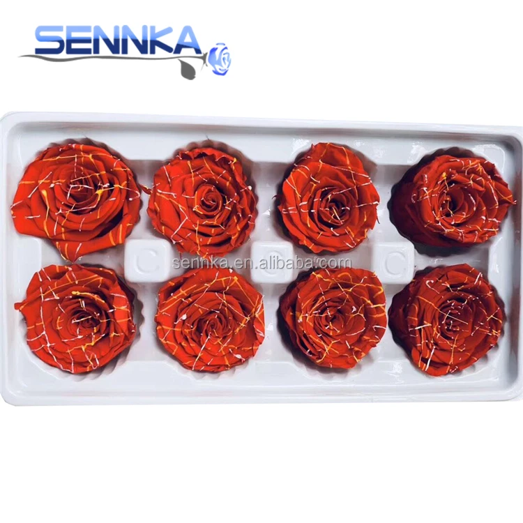 Luxurious Real touch rose eternal preserved  rose flowers for made gift box