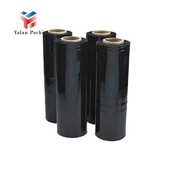 Goods Shielding Packaging Environmental Protection Black Moisture-Proof Plastic Stretch Film