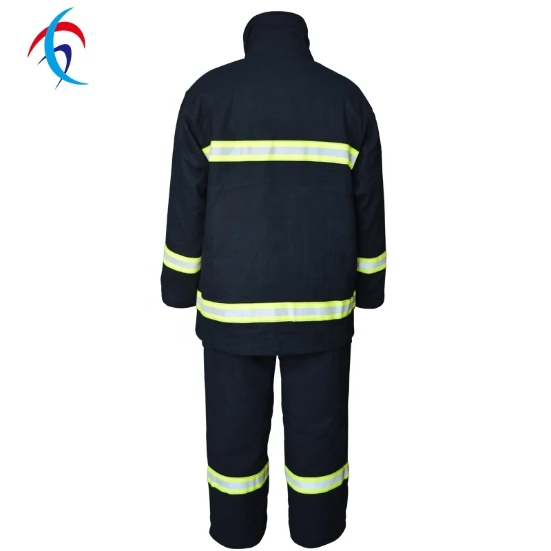 2024 Factory New Design Fire Fighting Clothing Fireman Suit for Fire Rescue Winter Fire Fighting