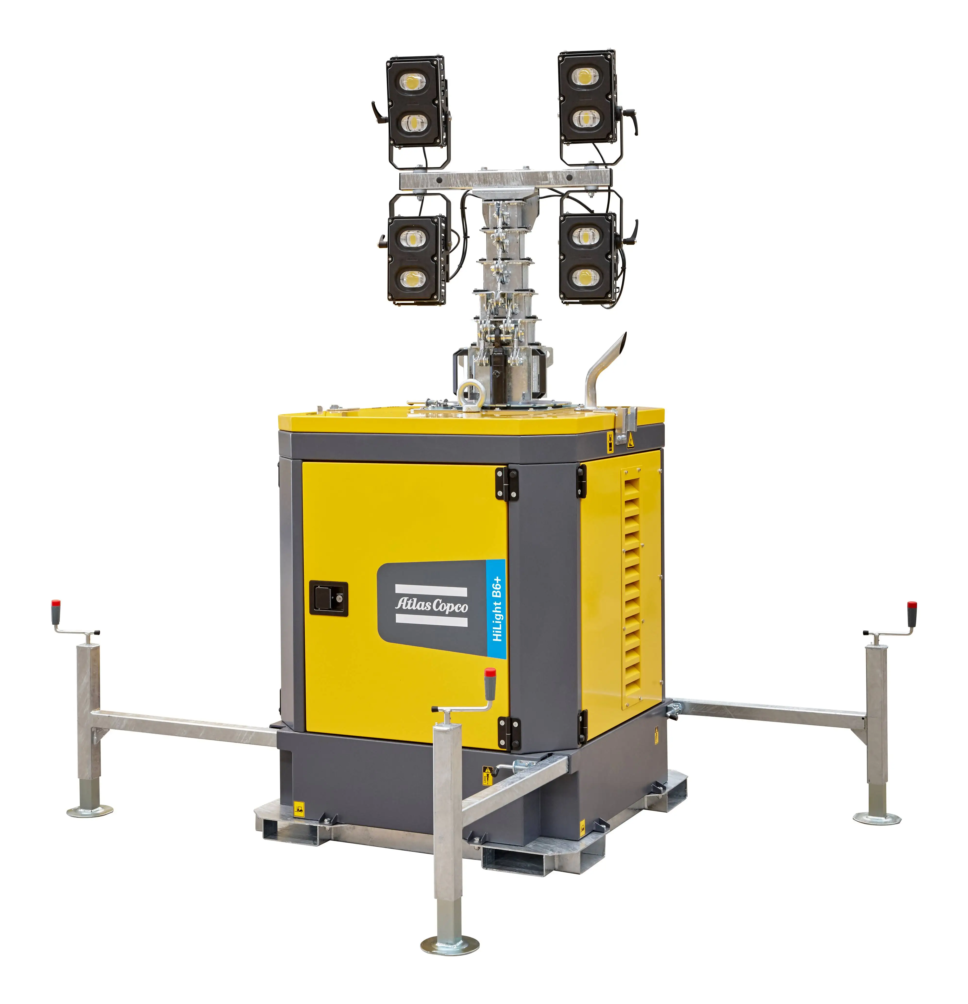 Atlas Copco HiLight V4W Portable Manual Light Towers Industrial Compressors