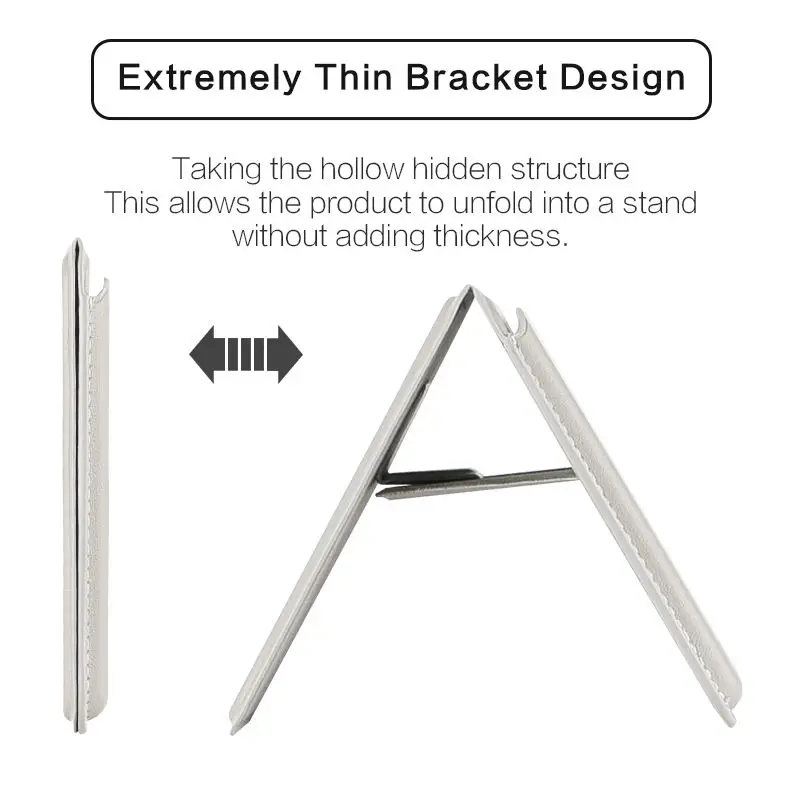 Factory Hot Sale Front Pocket Magnetic Leather Credit Card Holder Wallet RFID Blocking Magnet Phone Stand Holder Wallet