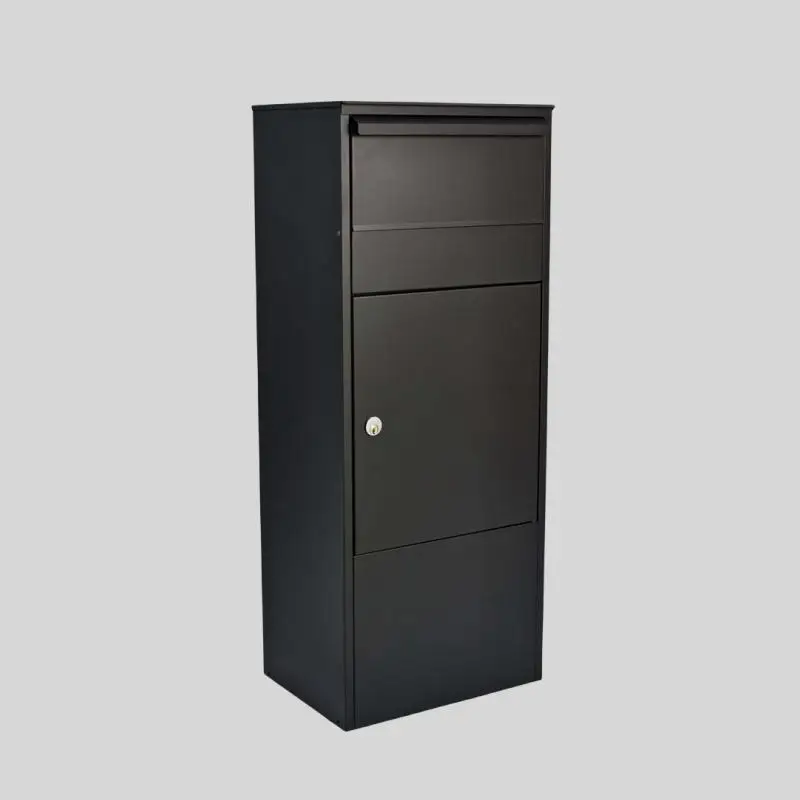 Mail Manager Curbside Garden Locking Security Anti-theft Mailbox Black Large Parcel Delivery Box Custom