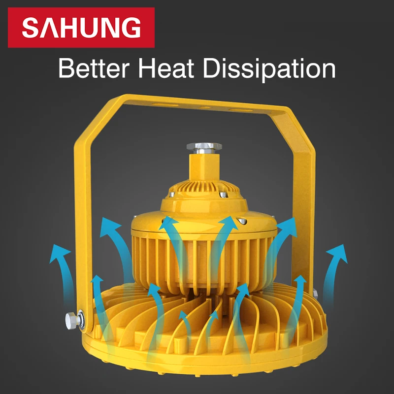 ATEX 2700-6500K LED Hazardous Location Lighting Fixture Explosion Proof Light 150W 200W 250W  Explosion Proof Lamp