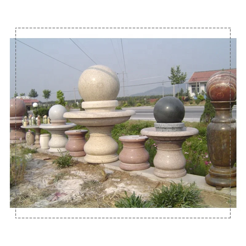 Ландшафтный большой садовый фонтан с резьбой по камню