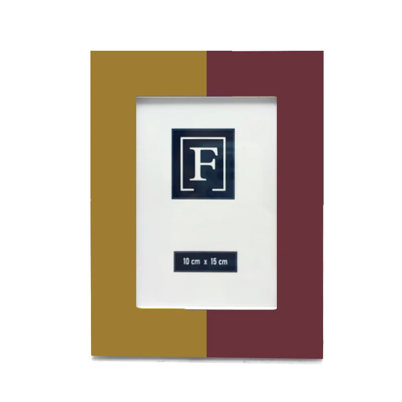 new design simple style decorative photo  frame 4*6  high quality painting wood frame sublimation wooden picture frame A4