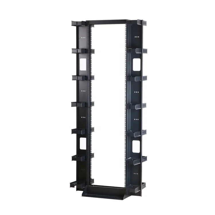 42u Open Rack with Cable Rings