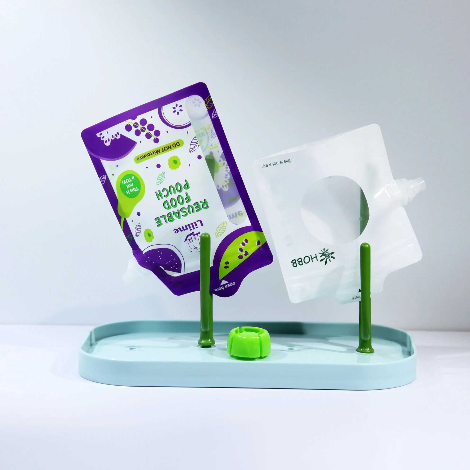 Reusable Baby Food Pouches, Squeeze Pouches