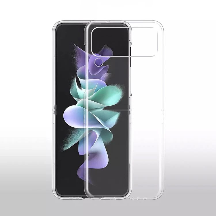 Super Real Clear PC Case For Galaxy Z Flip 5 Extremely Slim Lightweight Hard PC Back Cover For Samsung Zflip 5 Case
