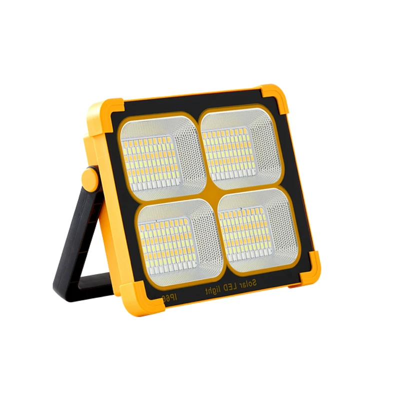 High Power Aluminum Dimmable Led Solar Security Lights Outdoor Waterproof Solar Led Flood Light Usb Charging For Phone
