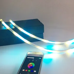 12 inch led lighting for new product chasing color DRL light Led Rgb Headlight