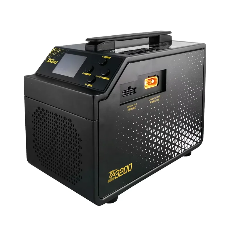 Новое многофункциональное балансировочное зарядное устройство TATTU TA3200 3200 Вт Двухканальное 6S-14S высокой мощности для батареи