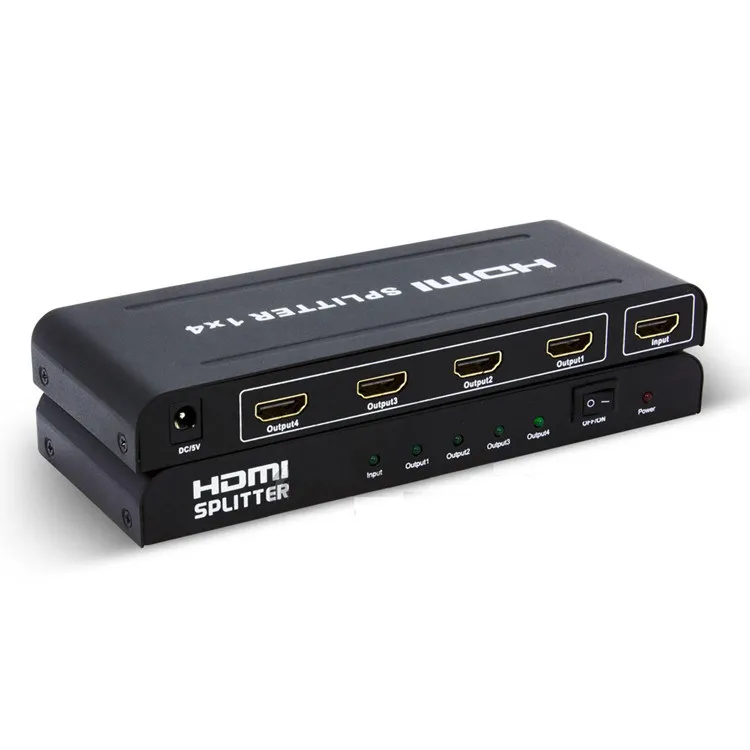 HDMI splitter 1x4 full HD Интерфейс 1 в 4 из Поддержка 3D 1080p