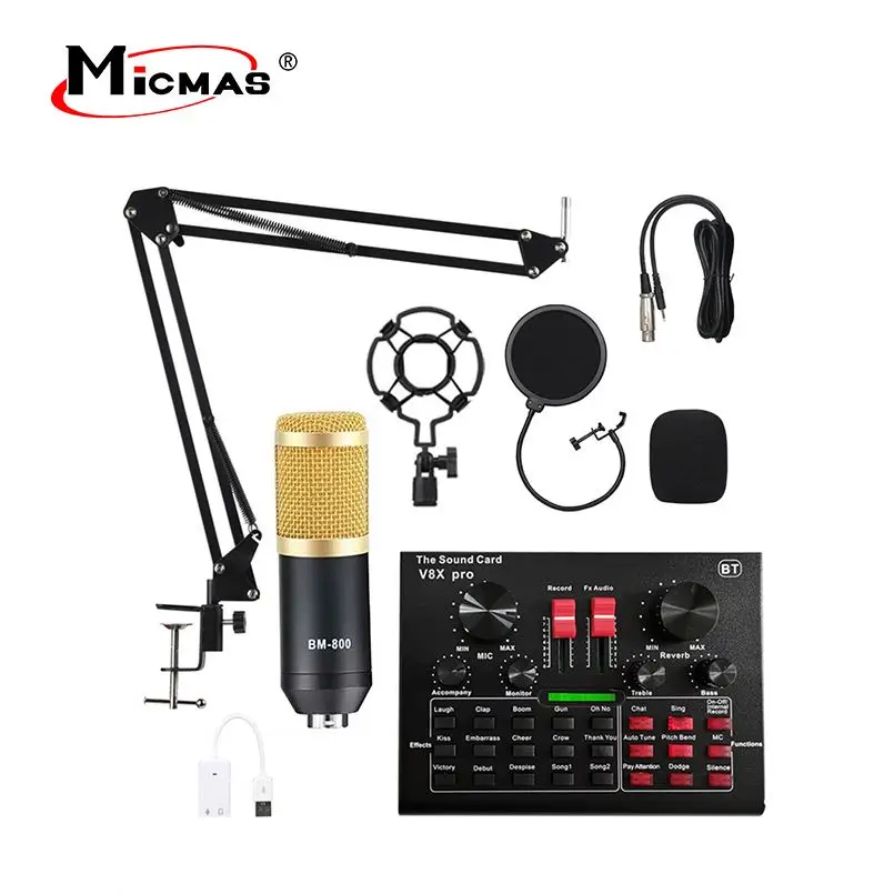 
Micmas Hotsale sound card recording interface Made In China 