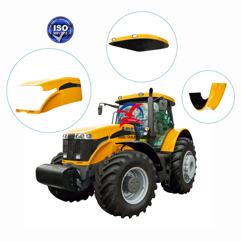Vacuum forming ABS cover for garden mower agricultural machine Tractors plastic thermoforming plastic Parts supplier