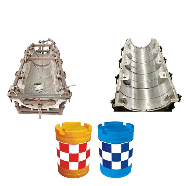 Rotatioanal Moulding Traffic Plastic Barrier Mold Rotomolded LLDPE Road Barrier Mold