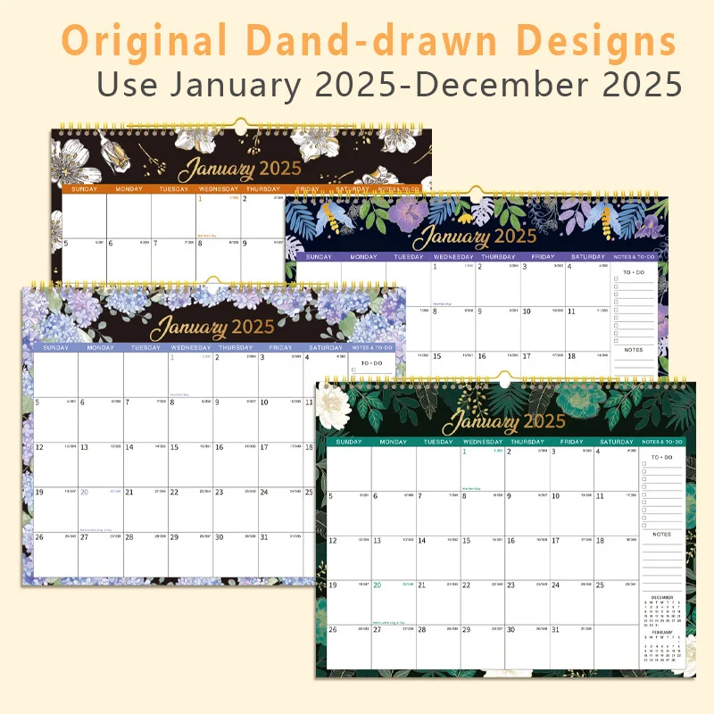 Promotional Desk Flip Calendar Durable Standing Anti-slip Calender 2025 Luxury Calender Gift for Home Office Supplier