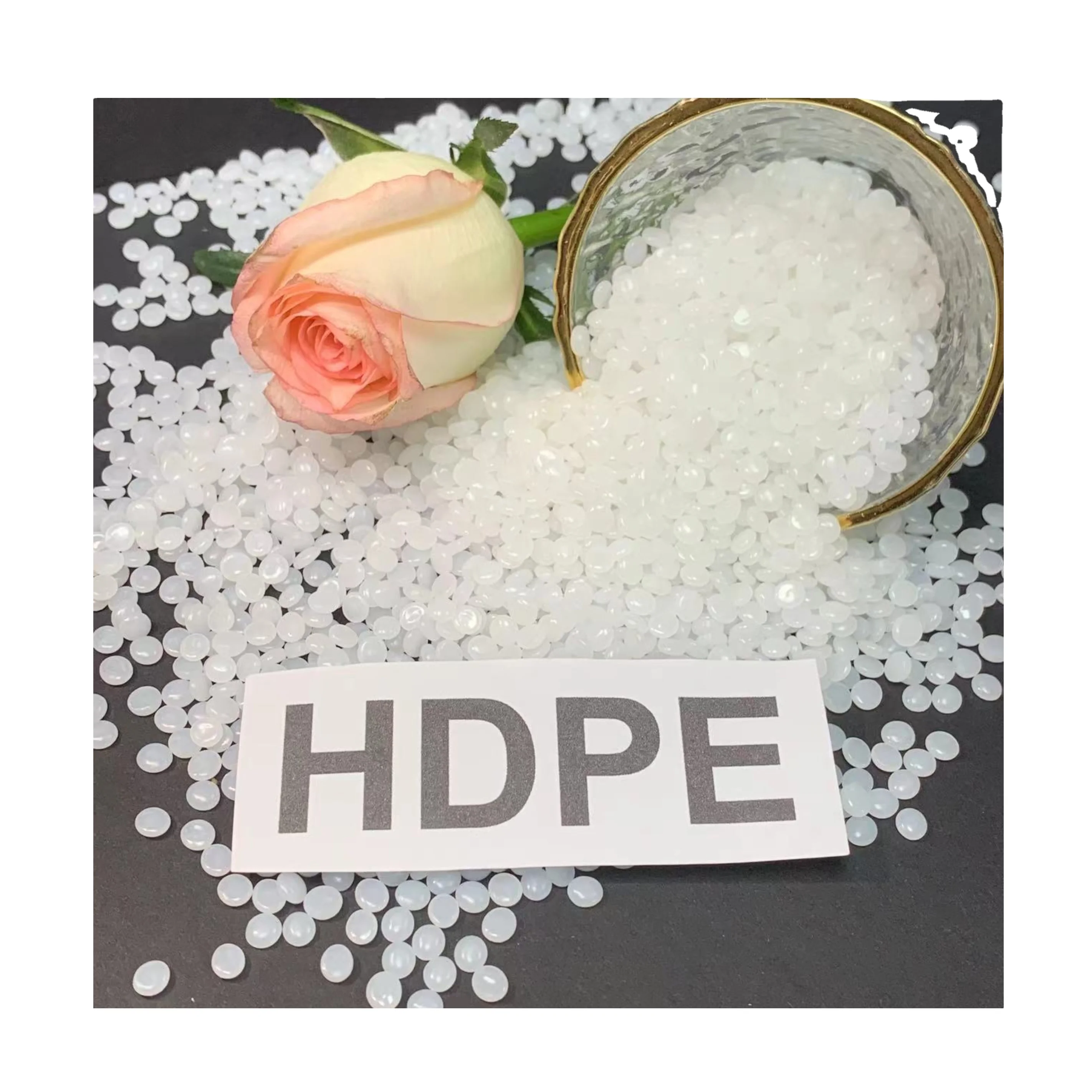 Wholesale HDPE high density polyethylene 9001 plastic particles high toughness film plastic bag PE pipe plastic raw materials